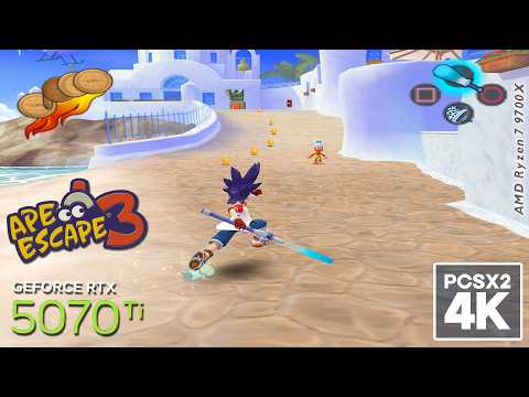 Ape Escape 3 (4K / 2160p / 56fps) | PCSX2 Emulator 2.7.111 | Sony PS2