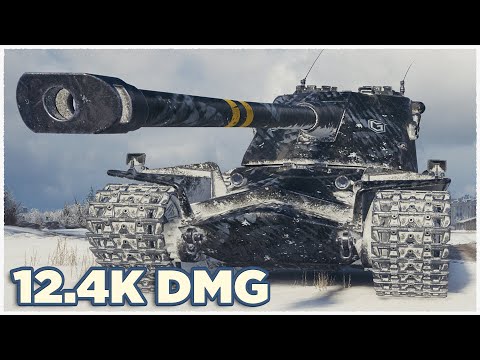 Kranvagn • 12.4K Damage • On the Road to 3rd Mark World of Tanks