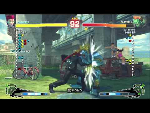 Uryo [C.Viper ] vs kusao888 [Blanka] SSF4 Japanese Online Ranked Matches - TRUE-HD