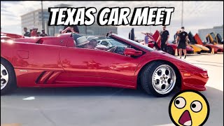 Very colorful car meet in Dallas TX