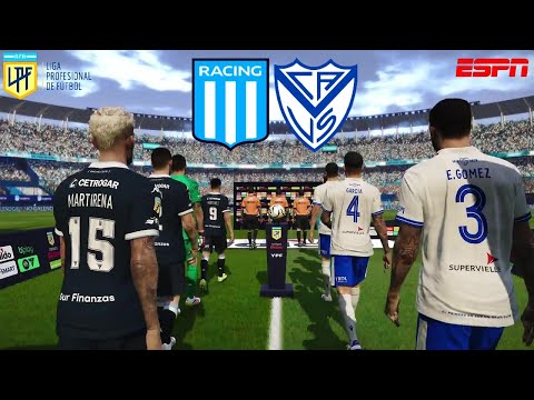 RACING CLUB VS VÉLEZ SARSFIELD - LIGA PROFESIONAL ARGENTINA 2025 - ESTADIO PRESIDENTE PERÓN -ESPN TV