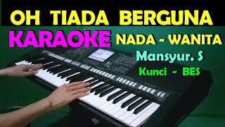 Download lagu JANGAN MENGHARAP - Mansyur | KARAOKE Nada Wanita mp3