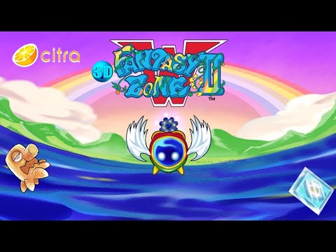 3D Fantasy Zone II W | Citra 3DS Emulator | Android Snapdragon 855 | Gameplay