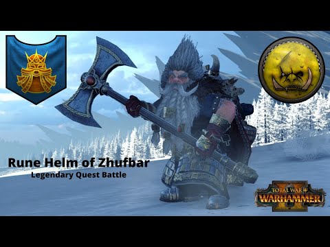 Dwarfs - Grombrindal - The White Dwarf - Rune Helm of Zhufbar - Legendary Quest Battle
