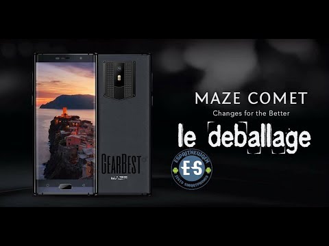 Maze Comet déballage et prise en main