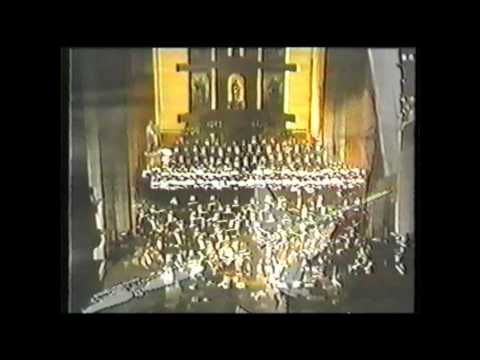 9a. Sinfonía, 4o. mov. de Beethoven (1989) - OSEM, Coro de la ENM, de la EBAT y del CNM