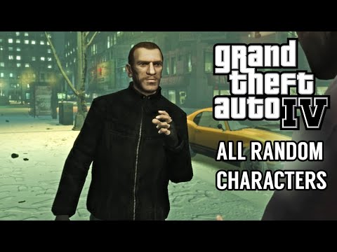 GTA IV: Winter Edition - All Random Characters
