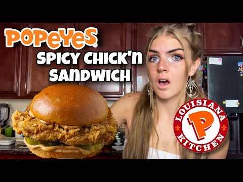 I Made VEGAN POPEYES SPICY CHICKEN SANDWICH!