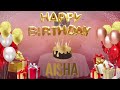 AISHA Happy Birthday Aisha