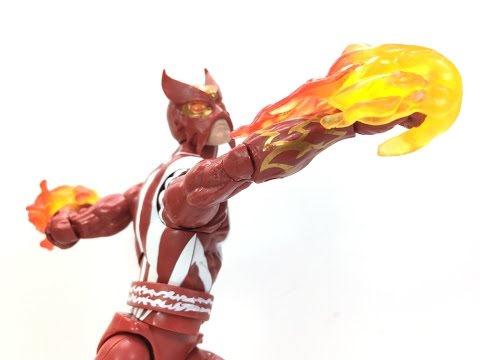 Marvel Legends X Men Sunfire Warlock BAF Chefatron Review
