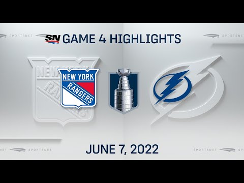 NHL Game 4 Highlights | Rangers vs. Lightning - June 7, 2022