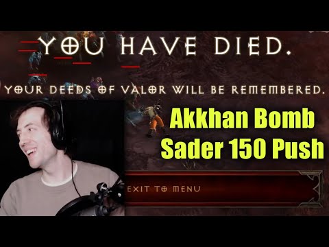 "Died like a Noob" Round 2 - Akkhan Sader R1 GR150 Solo Push Hardcore Season 25
