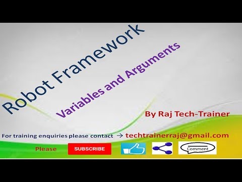 Robot Framework Tutorial Python Selenium Part 7 Variables And Arguments
