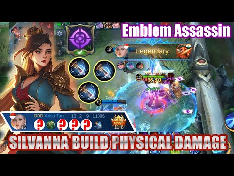 Coba Build Physical Ketika Silvanna Dinerf - When Tired of Using Magical Builds | Gameplay Silvanna