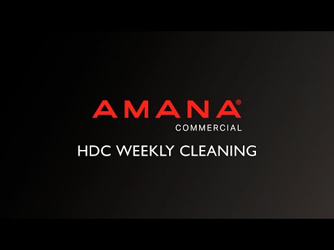 Amana HDC Serries Cleaning
