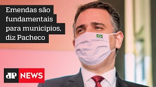 Pacheco tem encontro com Fux e defende transparência no orçamento