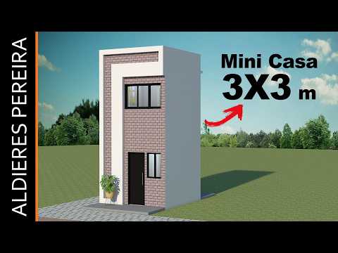 Mini Kitnet 3x3 house impressive design