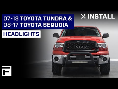 How To: Install 07-13 Toyota Tundra & 08-17 Toyota Sequoia LED Headlights | FORM Lighting