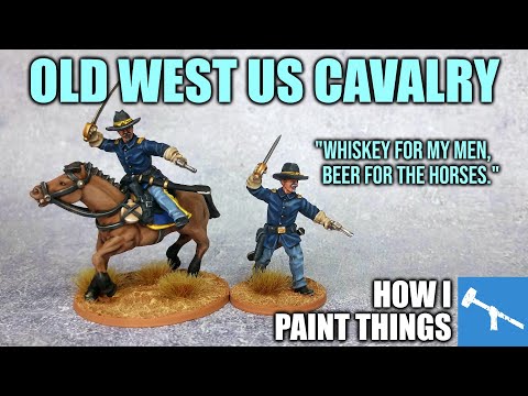 Legends of the Old West - Painting US Cavalry [How I Paint Things]