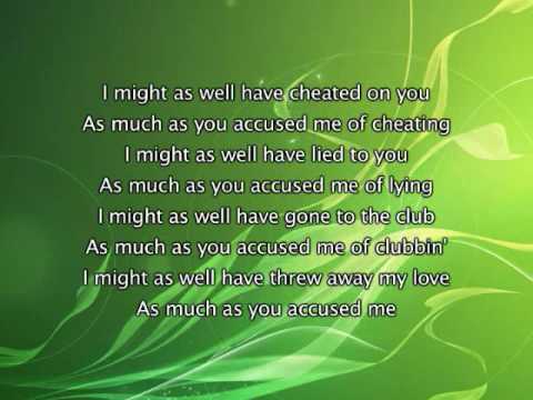 Keyshia Cole - I Should Have Cheated, Lyrics In Video