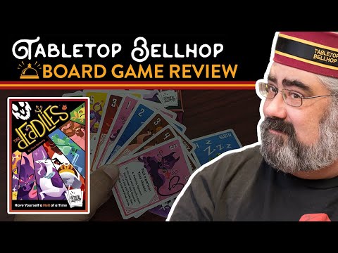 The Deadlies Review, A take that card game from Smirk & Dagger often called UNO for Gamers