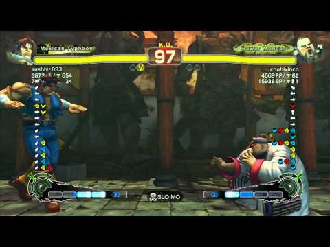 SSF4 AE: sushiya893 (Hawk) vs chobixinco (Rufus) - Ranked Match (720p HD)