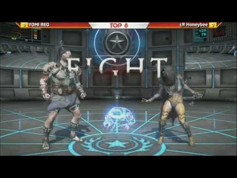 Defend the North 2015 - MKX - Top 8 - YOMI REO (Kotal Kahn) vs cR Honeybee (D'vorah)