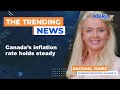 Canada’s inflation rate holds steady
