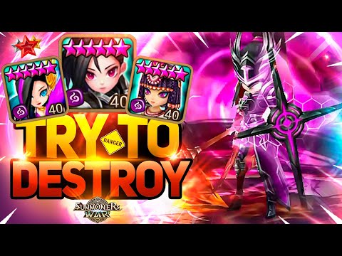 Awesome Girl Squad with FIRST PICK LEONA in Summoners War