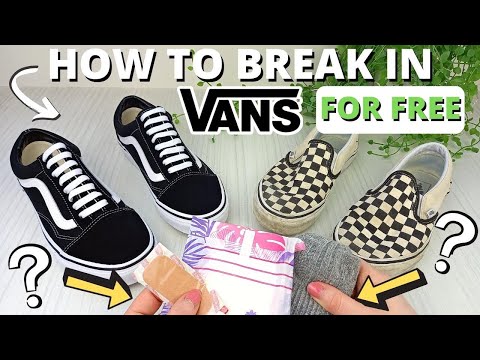 Part of a video titled How To Break In Vans (FREE, Fast, Painless Methods) - YouTube