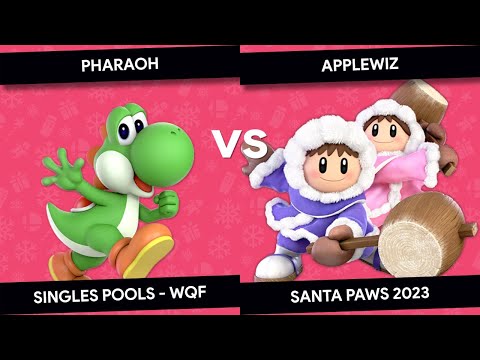 Santa Paws 2023 - Pharaoh (Yoshi) VS AppleWiz (Ice Climbers) - Singles Pools - Winners Quarter-Final