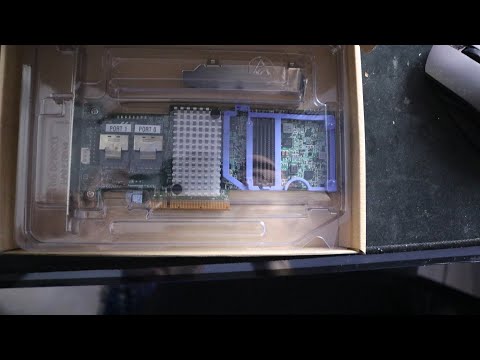 IBM M5110 ServeRaid Card Unboxing