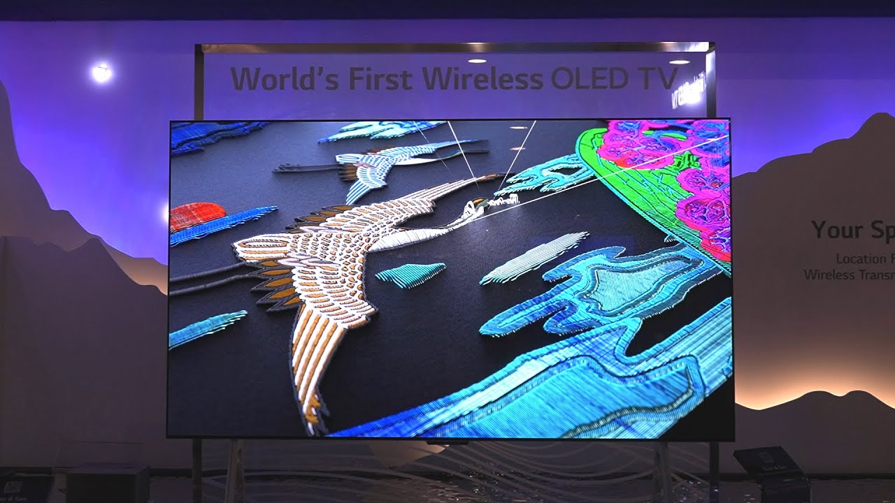 LG SIGNATURE OLED M Wireless TV : CES 2023 Visual Demo