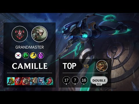 Camille Top vs Renekton - KR Grandmaster Patch 11.17