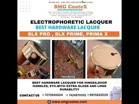 High Gloss Ced Hardware lacquer Coating, For Metal