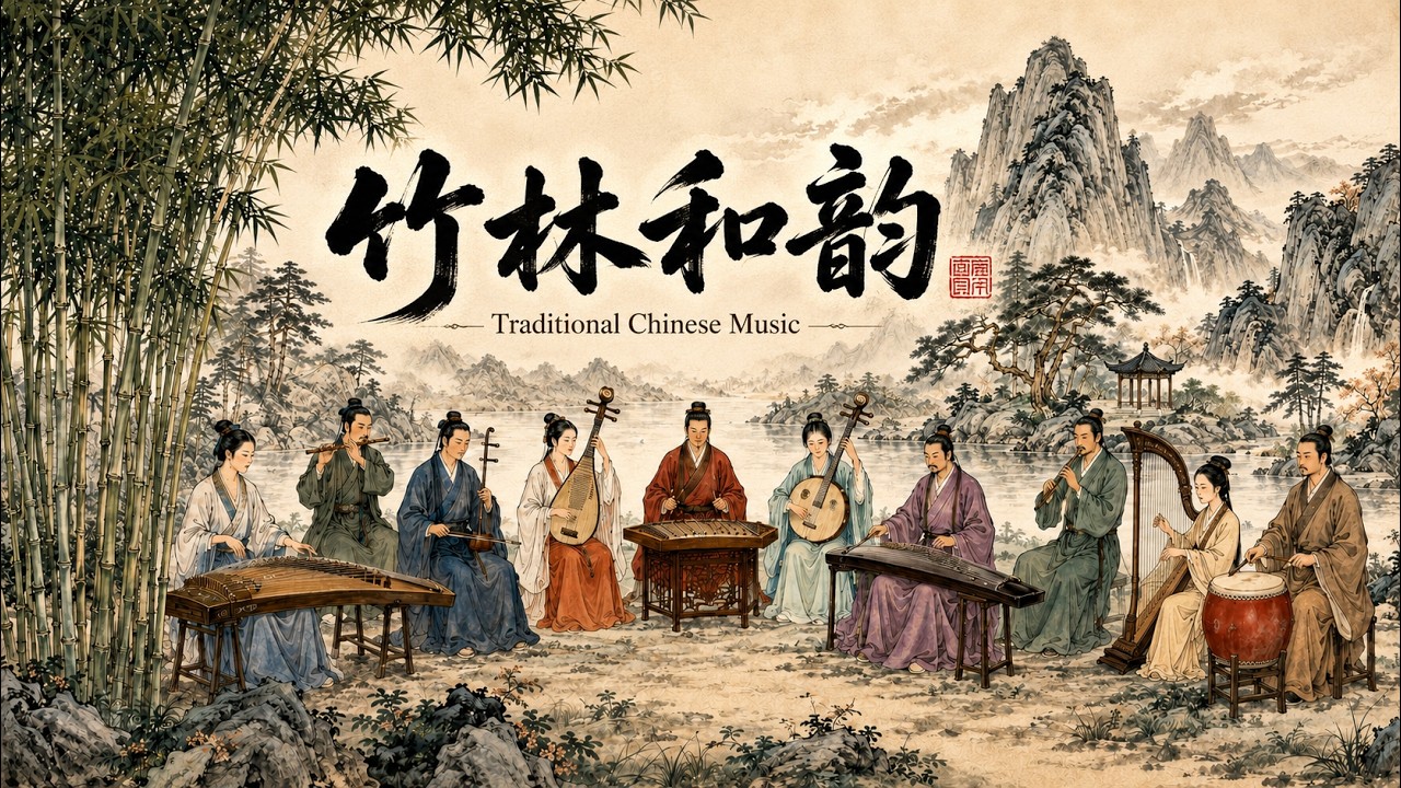 Bamboo Grove Harmony — 竹林和韵 | Traditional Chinese Music for Relaxation & Focus
