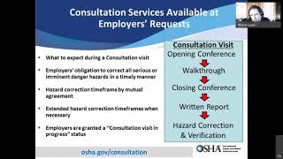 An Overview of OSHA’s On-Site Consultation Program and Compliance Assistance Resources