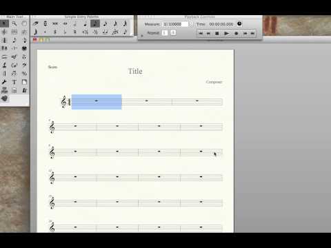 Multi Measure Rest in Finale 2014