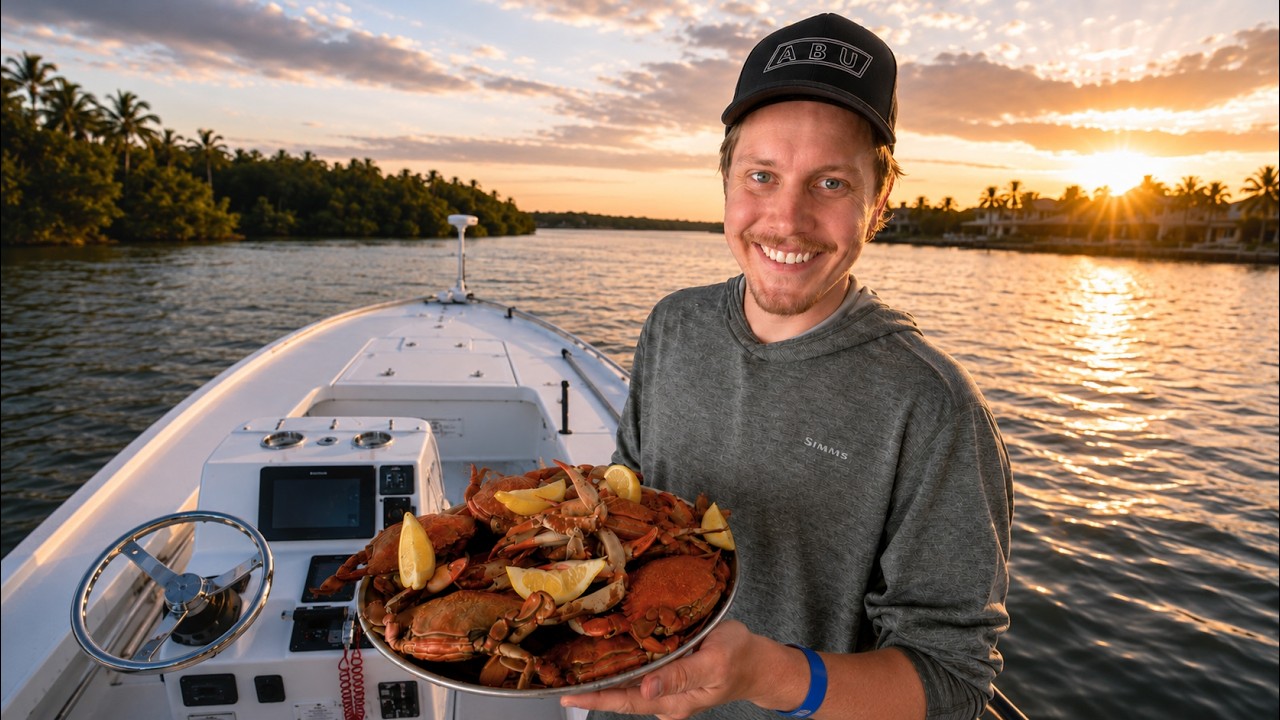 14 days Fishing and Crabbing in Florida - Eating What I Catch