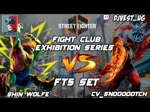 Street Fighter 6 Fight Club Exhibition Series - Shin Wolfe VS CV_Snoooootch FT5 Set