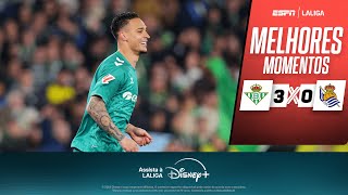 ANTONY FAZ GOLAÇO, e BETIS vence a REAL SOCIEDAD em LALIGA | Melhores Momentos