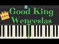 Easy Piano Tutorial: Good King Wenceslas with free sheet music