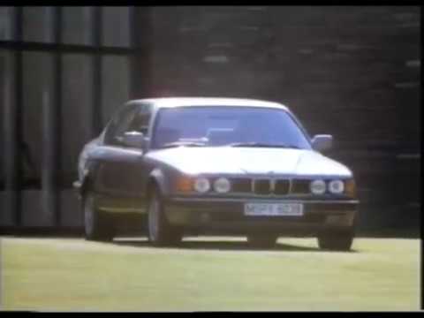 Presentation of the new model of the second generation bmw 7er E32, 1986/ Презентация BMW E32, 1986