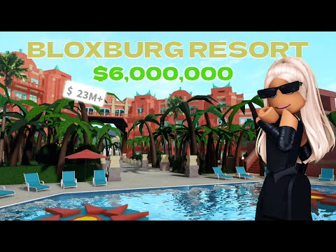 VISITING A $6 MILLION LUXURY BLOXBURG RESORT | roblox