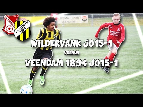 2 GOALS! Wildervank JO15-1 - Veendam 1894 JO15-1 | Oefenwedstrijd | SONY FDR-AXP33