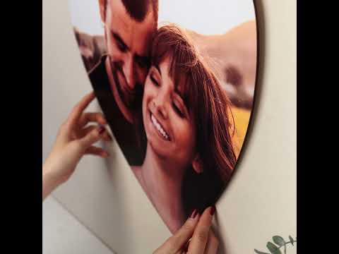 Houten reuzenhart bedrukken Houten reuzenhart bedrukken