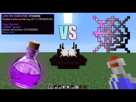 Potion of Speed 127 vs cobweb: How fast you will be? : Minecraft..