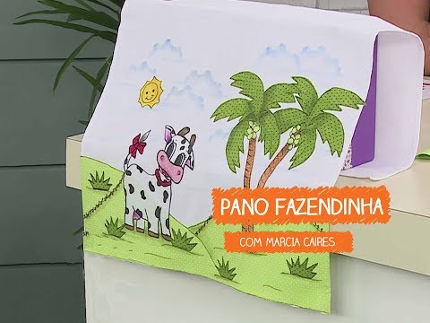 Pano de Copa Fazendinha com Marcia Caires | Vitrine do Artesanato na TV - Rede Família