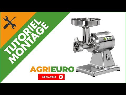 Hachoir à viande électrique FIMAR TC12TS : tutoriel de montage par nos techniciens
