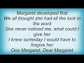 Jill Sobule - Margaret Lyrics
